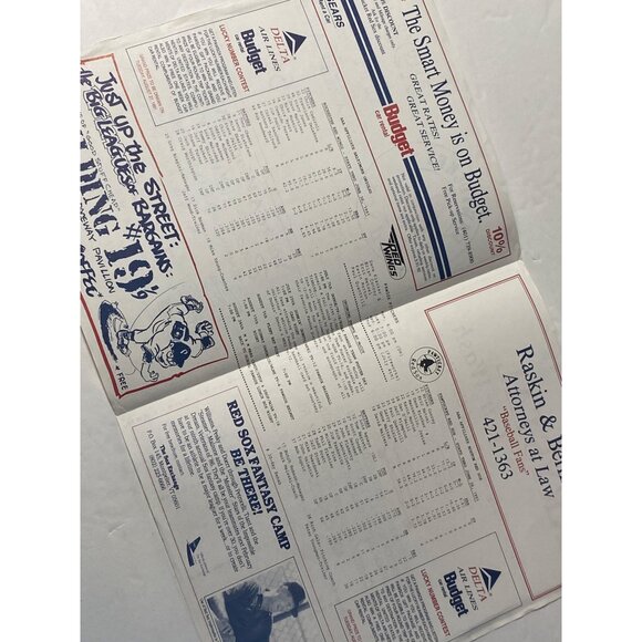 PAWSOX 91 Pawtucket Red Sox 1991 Souvenir Program Yearbook Official Scorecard Sc - Picture 10 of 12